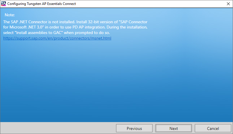 Export to PROCESS DIRECTOR AP