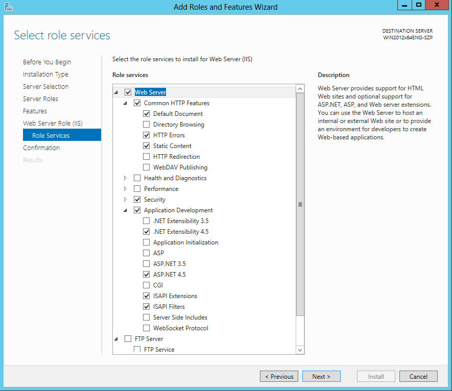 Windows Server Roles Installation Install Roles and Features