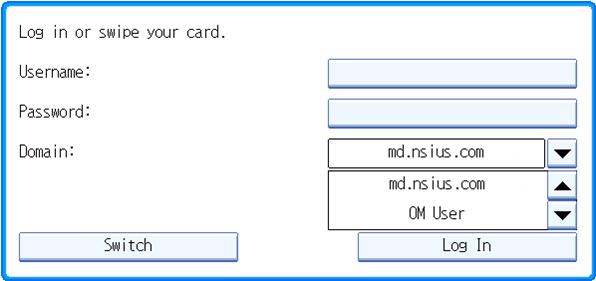 Domain selection