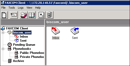 Biscom FAXCOM Client
