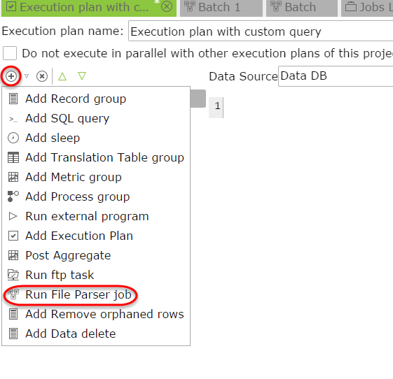 Create a batch