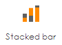 stacked bar chart icon