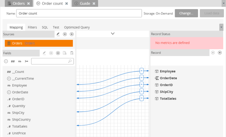 Create a metric