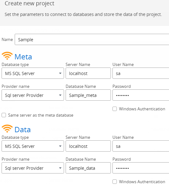Install the Sample project