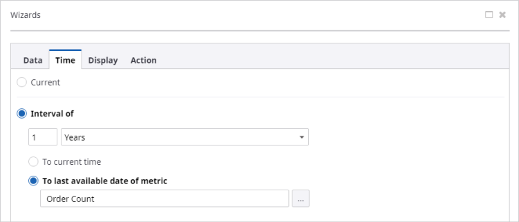 Time options