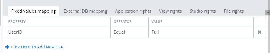 Fixed Values authentication method