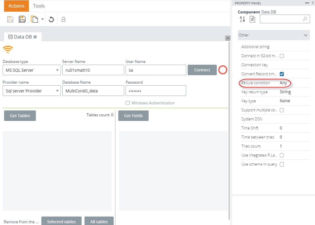 Multiple connection strings