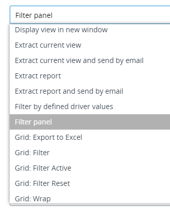 Filter Panel Examples Theme Design View layouts for mobile dashboards