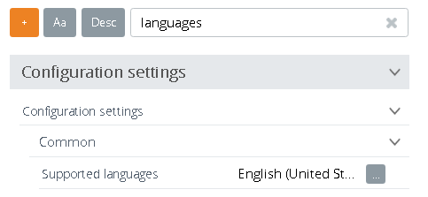 Add languages to a project