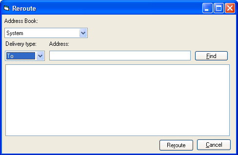 How to Reroute a Message
