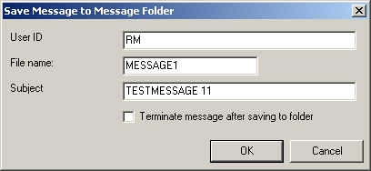 Message to Folder
