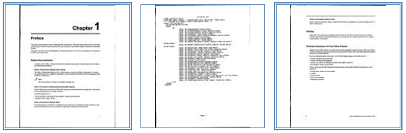 Selected pages and eDoc icons have a thicker blue border Selected pages and eDoc icons have a thicker blue border