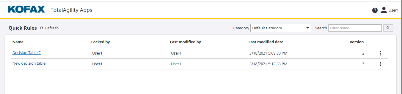 Quick Skins: List page Quick Skins: List page
