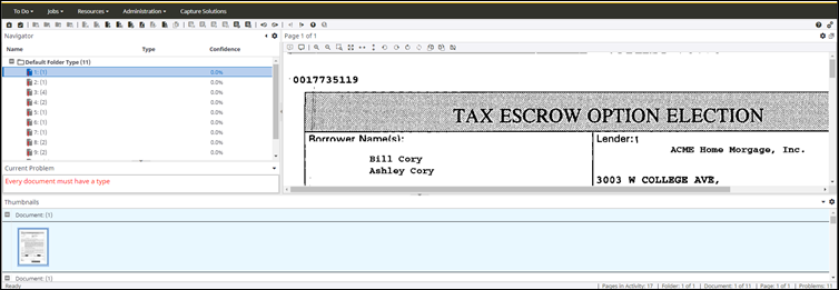 Scan create new job form for Classification Scan create new job form for Classification