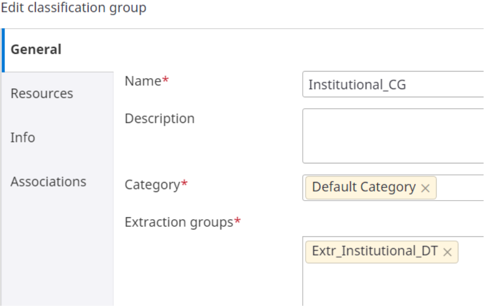 classification group