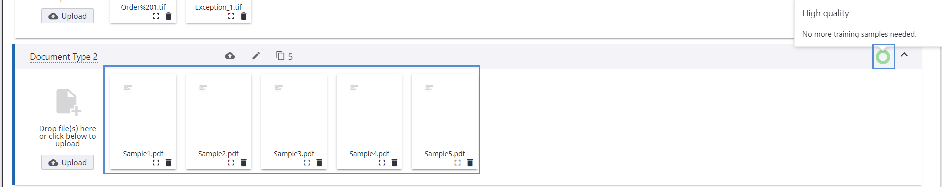 Quality of classification: Green