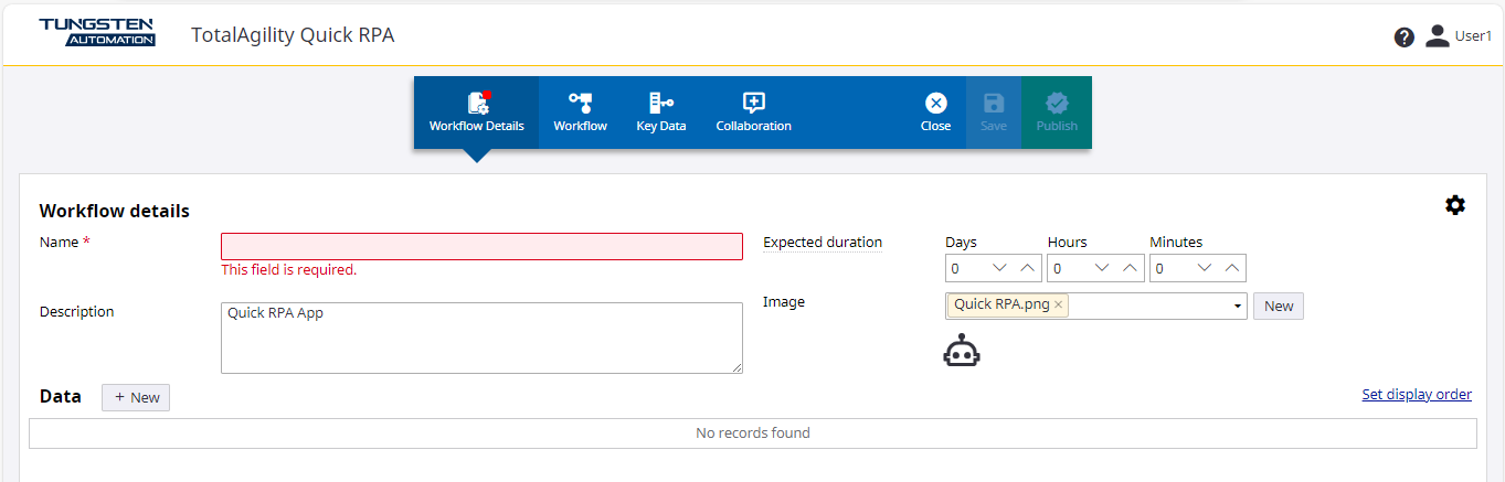 Quick Workflow Designer