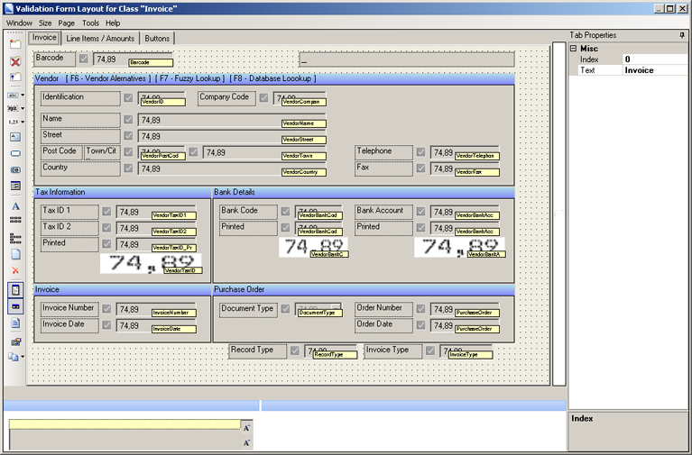 An image that shows a good example of how to use groups and field columns