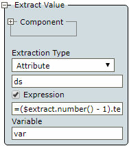 Extracting value from an element in DA