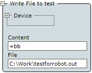 Click step parameters