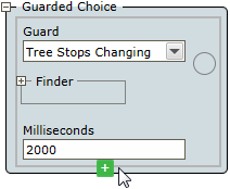 Add guard manually to a guarded choice step