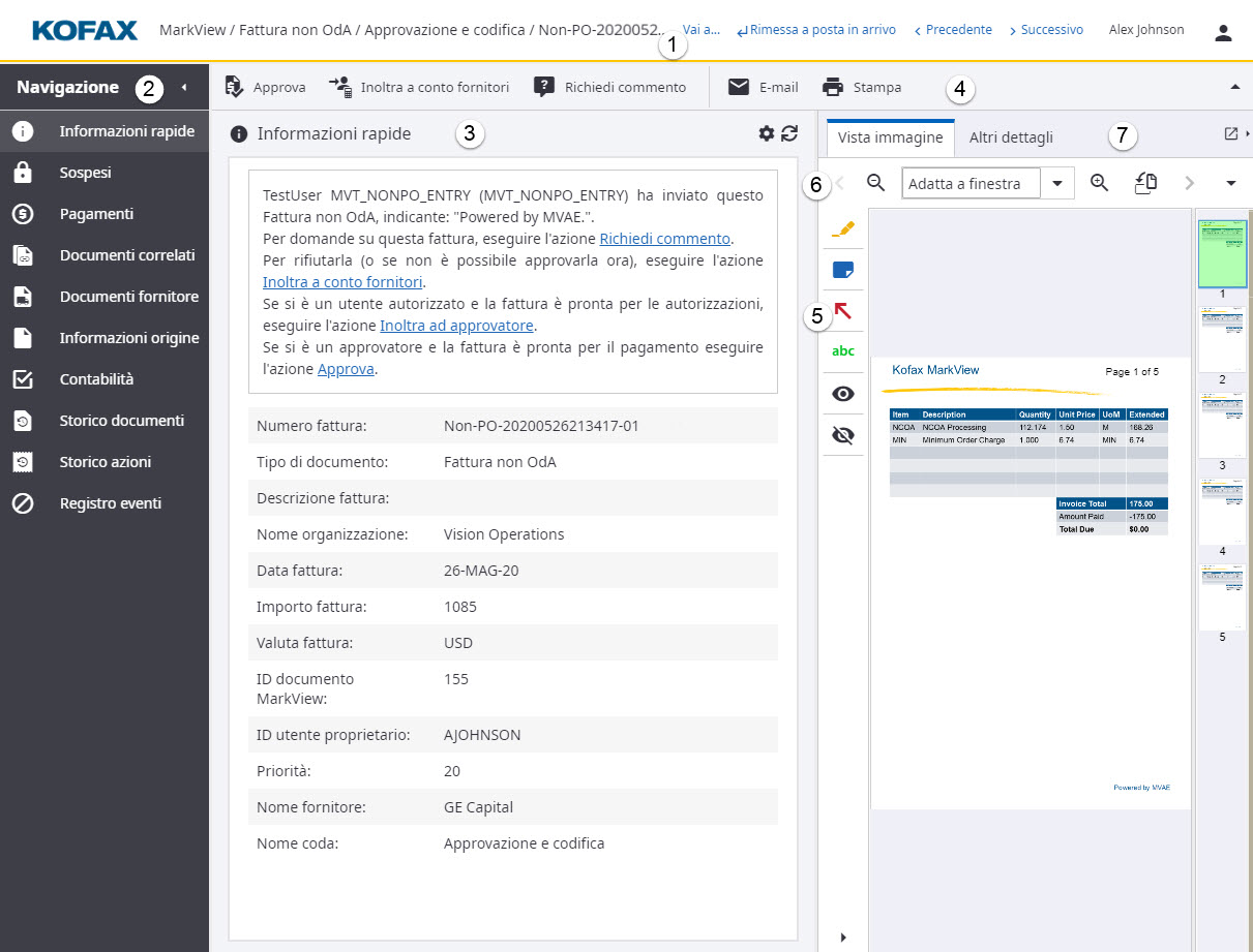 Immagine principale del visualizzatore