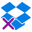 Dropbox delete access data icon