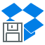 Dropbox save icon