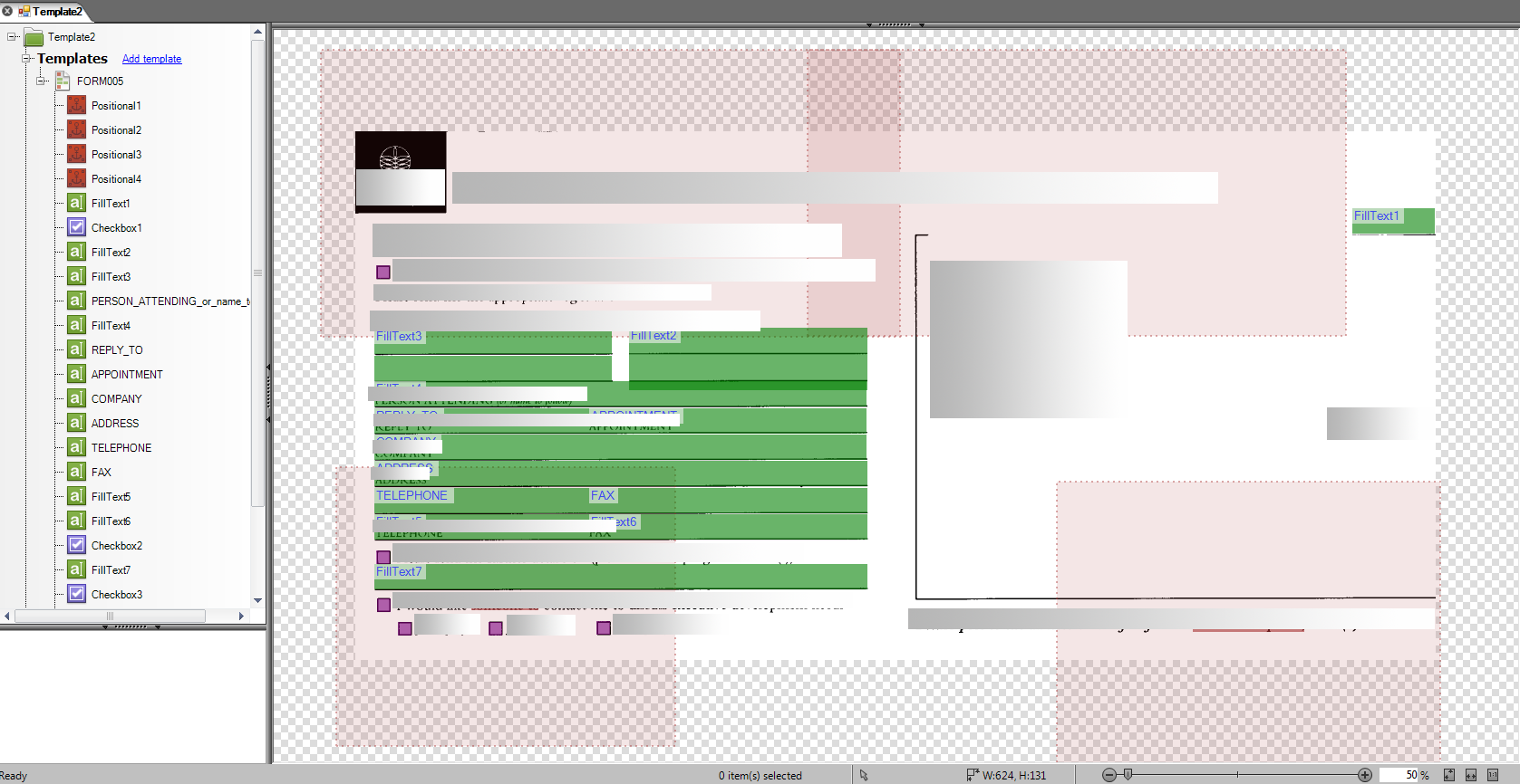 Result of auto process page operation