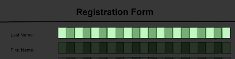 Selected comb zone with rest of the page image dimmed