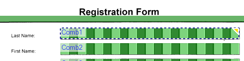 Normal page image view after leaving comb edit mode