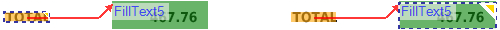 Reference arrow color and outline on selection