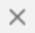 Delete icon