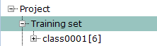 Training set with a class