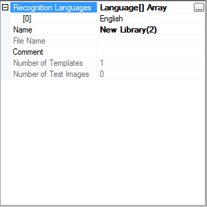 Template Library property grid