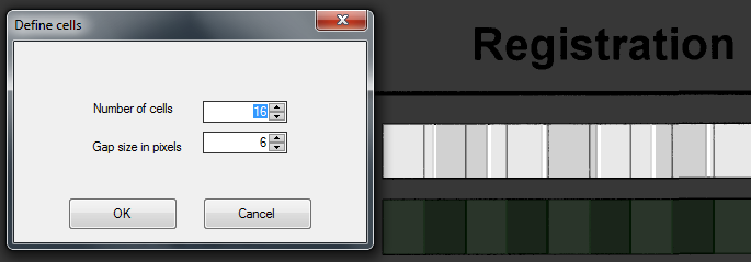 Defining evenly distributed cells