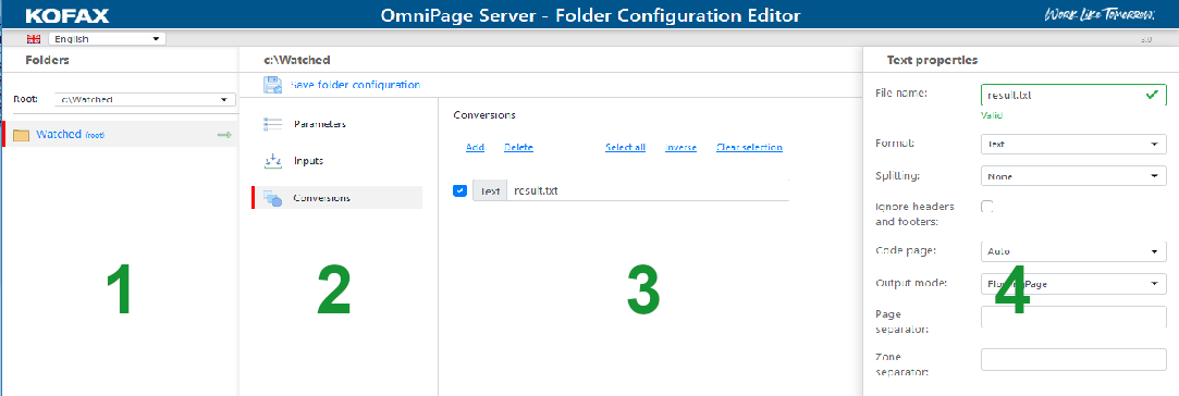 Folder Configuration Editor Folder Configuration Editor