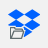 Symbol für Öffnen aus Dropbox