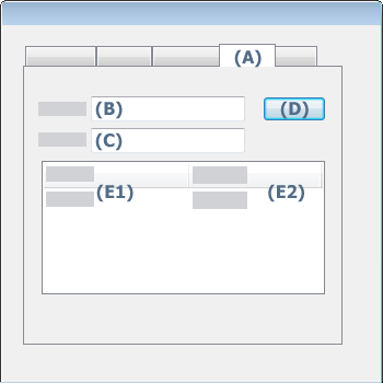 diagram of the cusotm fileds dialog box