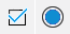 Check Box and Radio Button icons