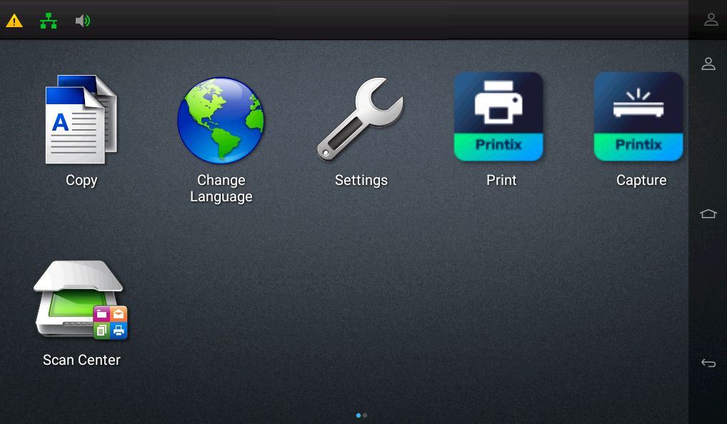 Lexmark-Touchscreen / Start