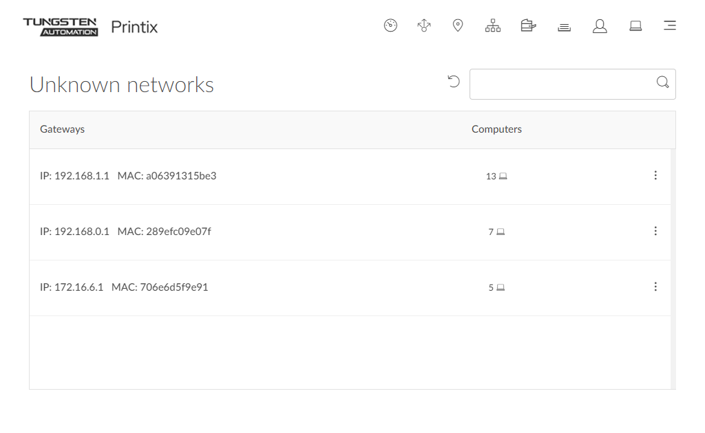 How to add an unknown network to a network