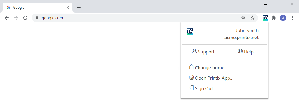 Printix extension Printix extension