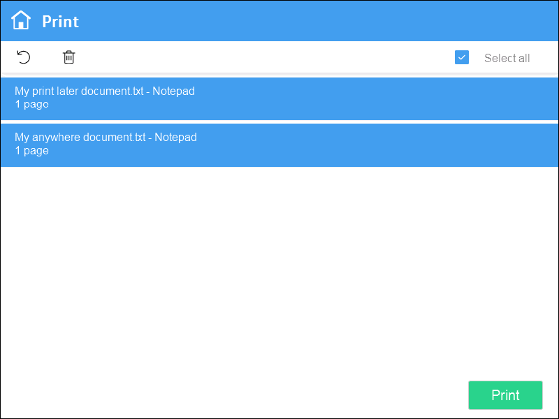 מסך מגע של HP / שחרור מסמכים מסך מגע של HP / שחרור מסמכים