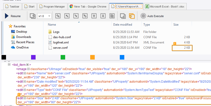 Finding an "edit" element located anywhere after the element