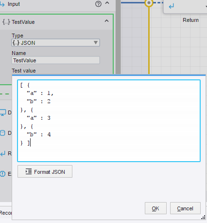 JSON Input editor JSON Input editor