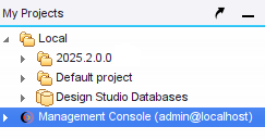 User name on MC node