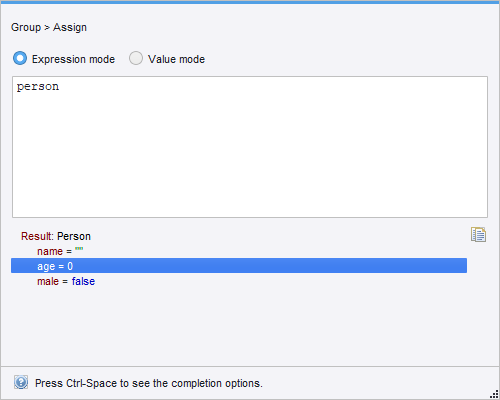 Expression Editor