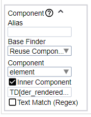 Finder relative to found element