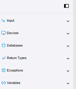 Robot definitions pane